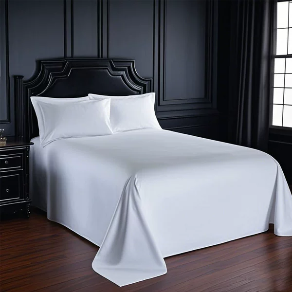 White 100% cotton satin 40*40