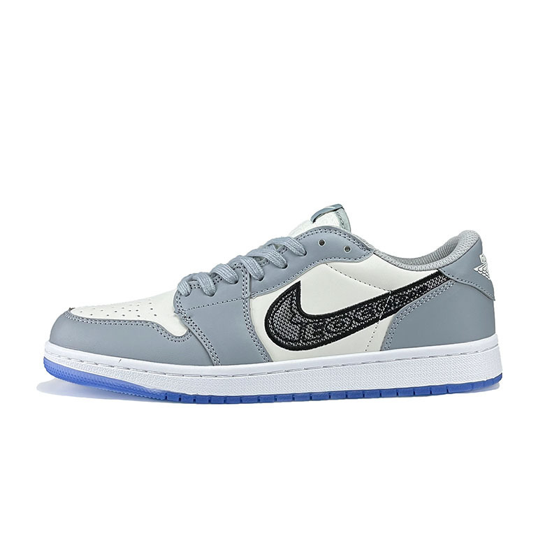 莆田靴 正規品 Nake オフィシャル メンズシューズ AJ1 レディースシューズ ロートップ 黒曜石 ジョー 1 スモールスモークアッシュ インバーカーブ ピュア オリジナル オーバードク|undefined