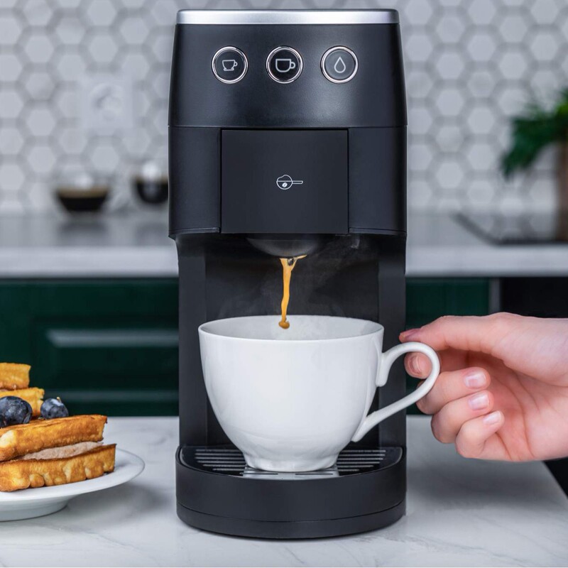 Capsule Coffee Machine Portable Office Commercial Small Household Hot Water Function Three-In-One Coffee At203M