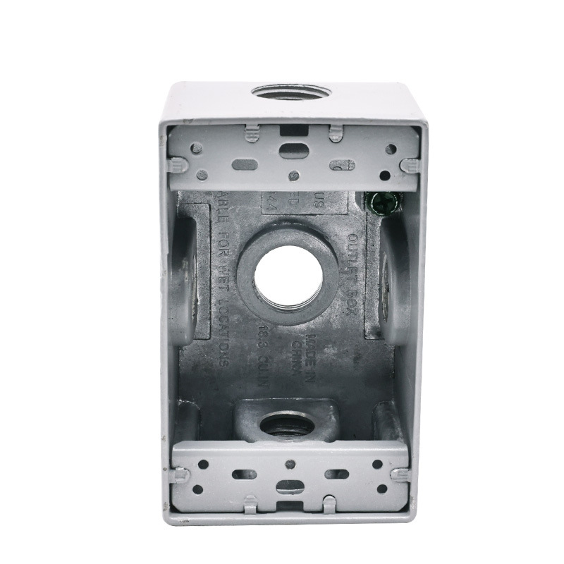 UL & CUL American Standard Una caja inferior de fundición a presión de aluminio para dos personas, caja de conexiones de profundización, impermeable americano 1DB50-3 image 2