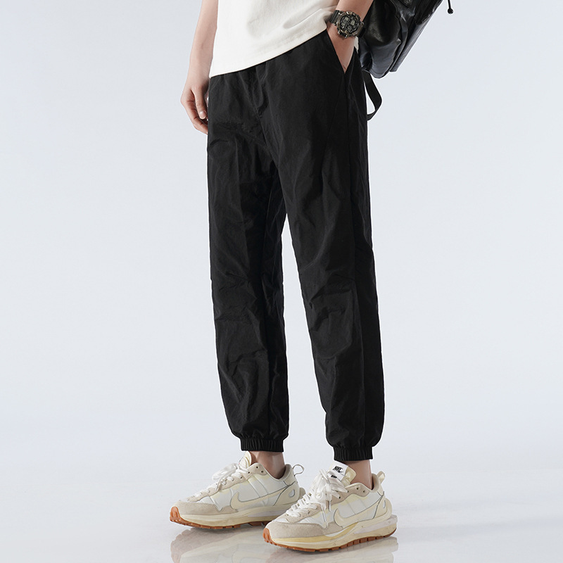 Pantalones Tobilleros Casuales para Hombre, Nylon, Secado Rápido, Transpirable, para Verano