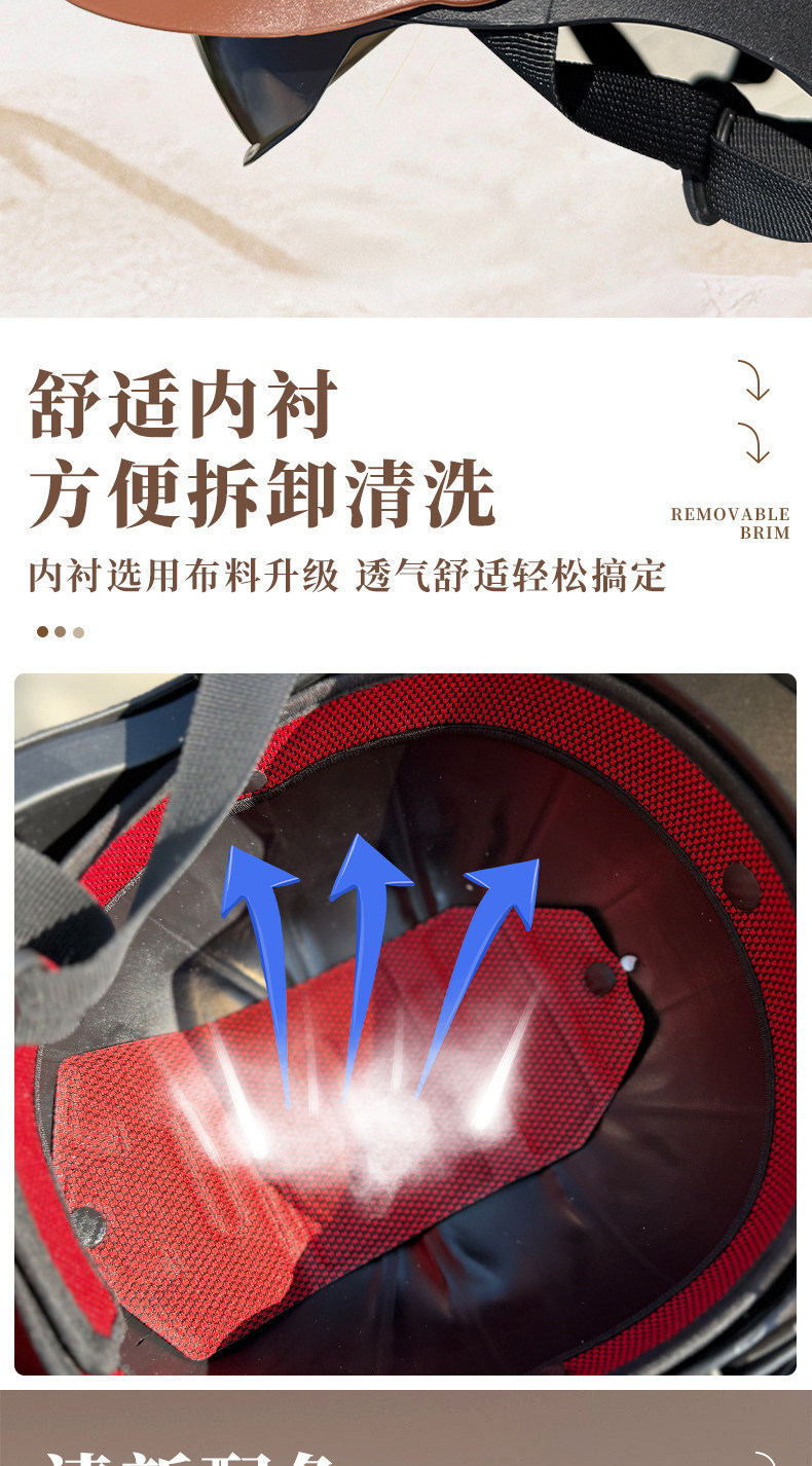 New National Standard 3C Certified Electric Motorcycle Helmet for Men and Women, Suitable for Summer Use, Does Not Put Pressure on the Head, Universal for All Seasons, Safety Helmet