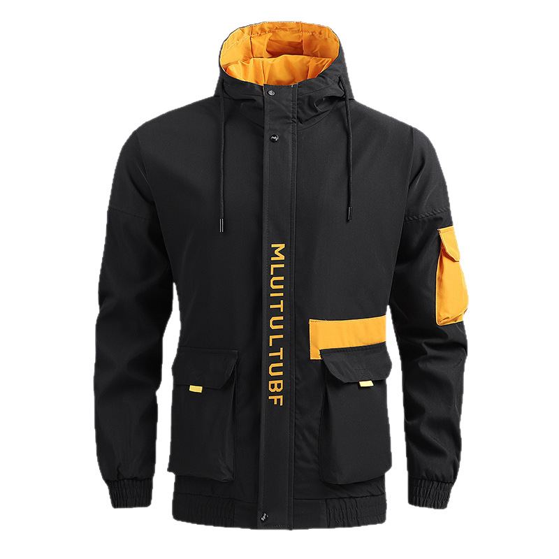 Nueva primavera y otoño chaqueta de hombre de otoño moda coreana delgada chaqueta deportiva casual para hombre