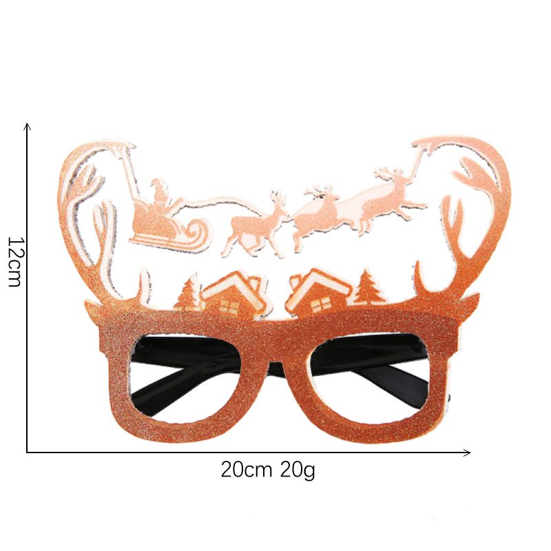 Nueva Navidad diadema gafas marco Halloween Día de San Valentín gafas de Santa Claus gafas Fiesta de Navidad