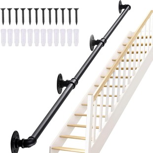 Stair Handrail Bracket Corridor Handrail Rack Wall Hanging Rack Iron Storage Rack Bathroom Handrail Foreign Trade Paper Towel Rack