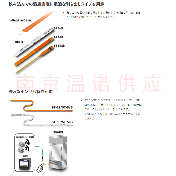 日本RKC热电偶温度探头ST-51B-100