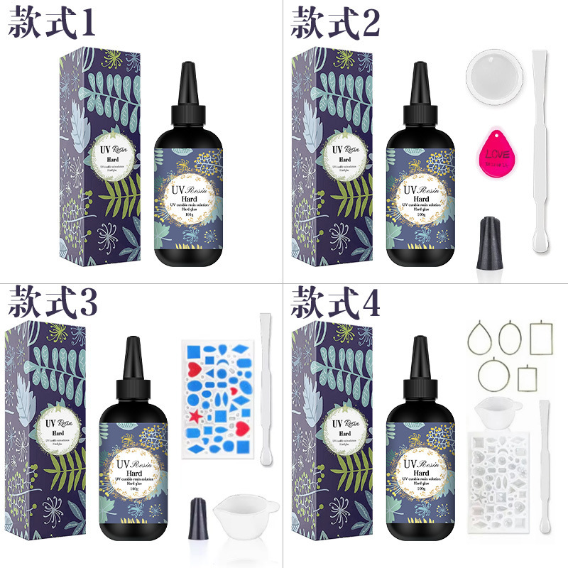 クロスボーダー Amazon UV 接着剤透明低臭クリスタル接着剤 DIY 細かい抗黄変 UV 無影接着剤|undefined