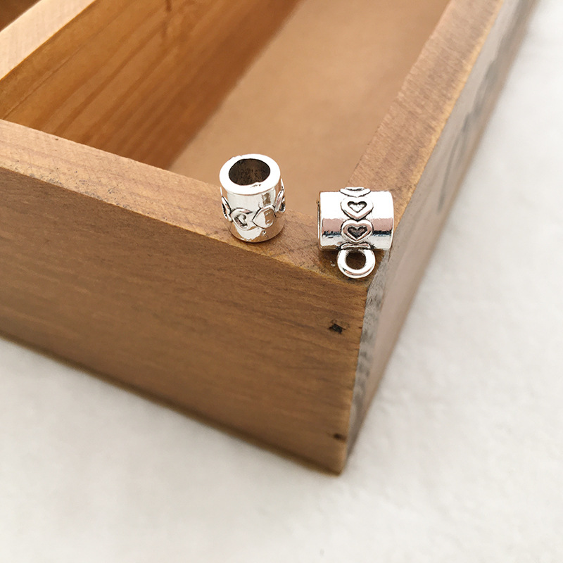 Plata tibetana plata antigua 1 pulsera collar conexión hebilla de plata tibetana tee accesorios DIY aleación accesorios de la joyería 6x9