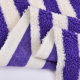 In stock lambswool jacquard fabric striped lambswool jacquard granular fleece autumn and winter coat children's clothing shoes and hats fabric
