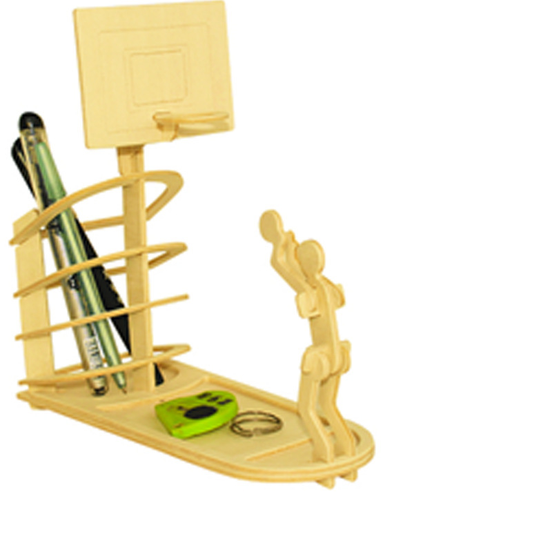 3d立体パズル手作りdiy木製の組み合わせ木製の組み合わせ恐竜木製小屋の車