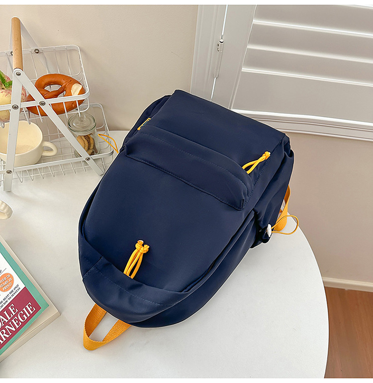 Leichter Schulrucksack für Mittel- und Oberschüler sowie Studenten, vielseitiger Freizeitrucksack mit großem Fassungsvermögen, Unisex-Doppelschulter-Rucksack