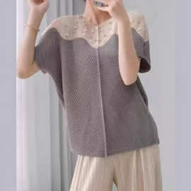 现货三宅新中式开衫女夏上衣何赛飞承欢记麦妈妈刘婉玉同款衬衫
