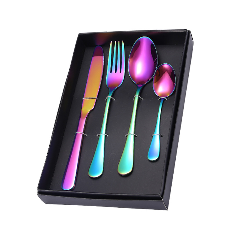 심포니 티스푼 4종 세트(블랙박스)