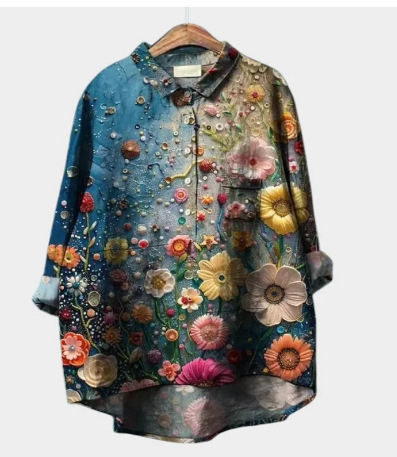 2025 ホットスタイル夏の女性の新しいアマゾン AliExpress ルーズプリントラウンドネックカジュアル大きいサイズの女性の Tシャツ|undefined