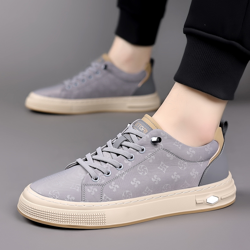 Zapatillas Deportivas para Hombre, Otoño 2026, Antideslizantes, Modernas, Versátiles, Transpirables, con Suela Gruesa, Venta al Por Mayor