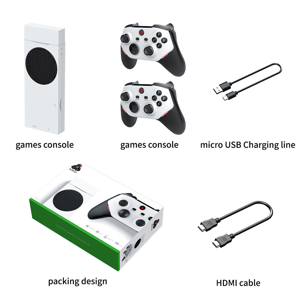 Nueva consola de juegos M88, juego 3D grande, consola de juegos de TV para dos jugadores PS2, palo de juego HD 4K, dispositivo de mano de código abierto