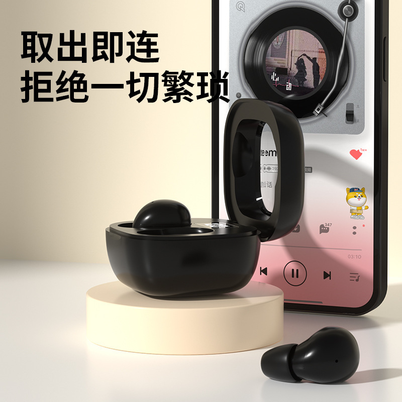 SK19 インイヤー型越境新製品高音質超長バッテリー寿命ワイヤレスBluetoothヘッドセット5.3デジタルディスプレイプライベートモデル汎用|undefined