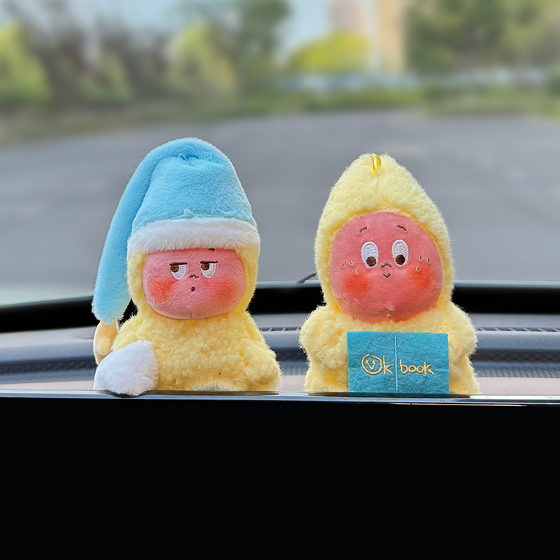 新款车载摆件星星人中控屏幕趴趴摆件玩偶显示屏装饰车内饰品可爱|undefined