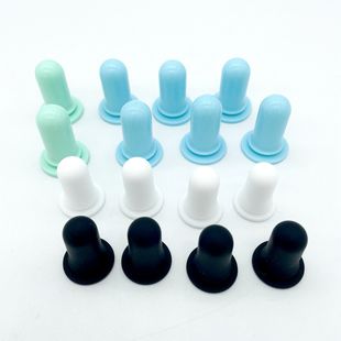 Multi-Color Rubber Dropper Head Silicone Medical Grade Dropper Head Custom Dropper Tip