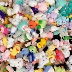 新型のキャッチャー人形のぬいぐるみが可愛いです。