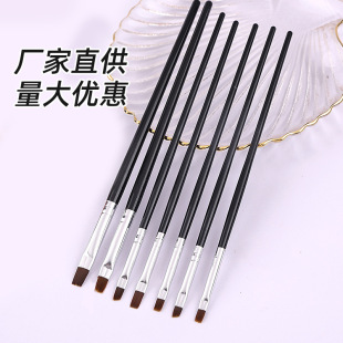Nail Art Tools Brush Set 7 Pack Beginner Phototherapy Brush Painted Brush Color Painting Brush Sniffing Gradient Pen Complete Set