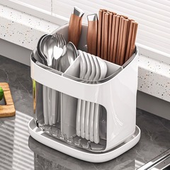 高級新型箸入れ収納ケース壁掛け式家庭用キッチンスプーン水切り棚箸籠箸籠
