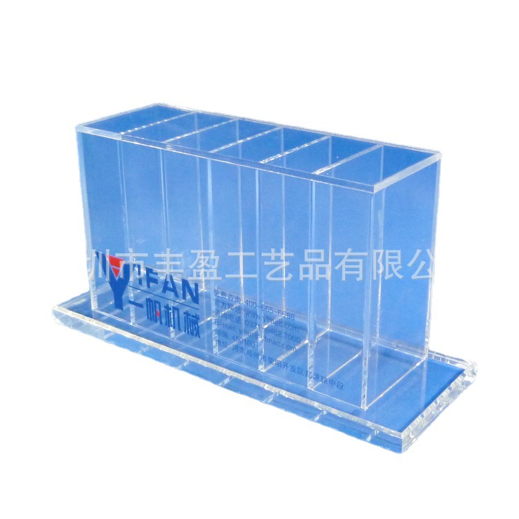 透明亚克力分格展示产品盒子 有机玻璃样品展示盒