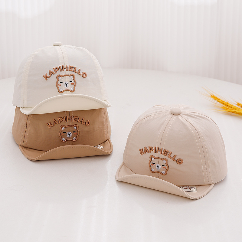 Sombreros infantiles primavera y otoño delgados sombreros de pato para niños sombreros de béisbol para niños sombreros de secado rápido primavera