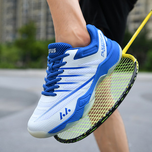 Cross-border badminton shoes men's comprehensive training shoes women's lightweight breathable non-slip shock-absorbing professional competition sports shoes