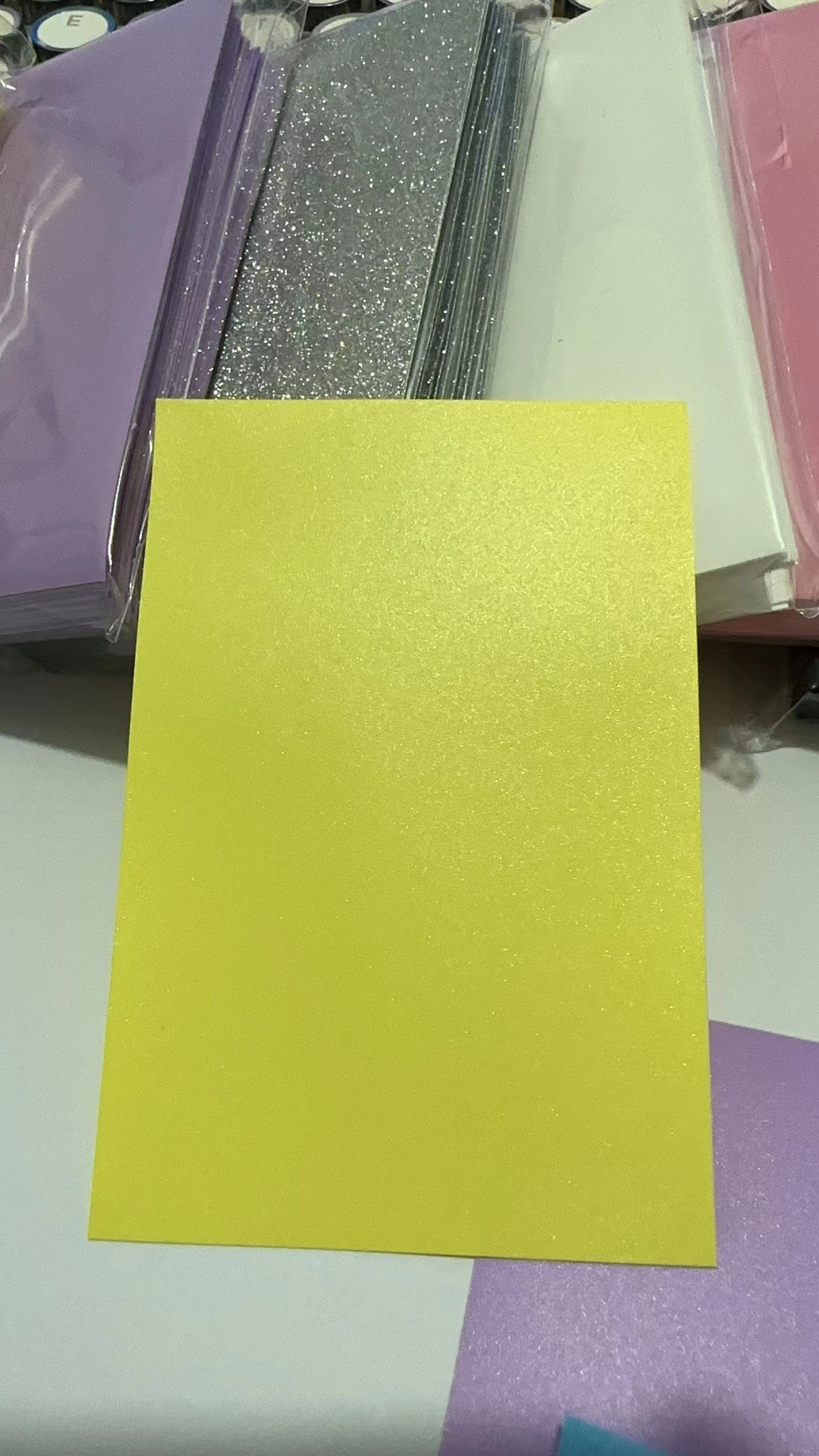 Película de tarjeta de palomitas de maíz 20 seda boca plana bar Ye Luoli Pony Baoli funda de tarjeta pequeña película protectora escritura Polaroid