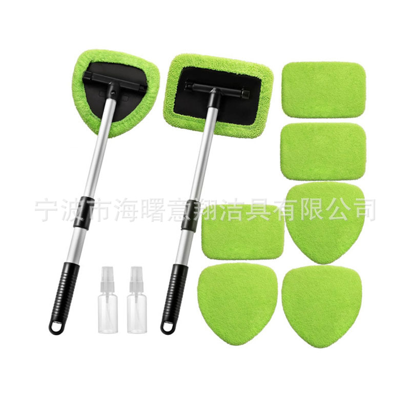 플라스틱 부품 + 스프레이 병 2개 + 녹색 천 커버 8개