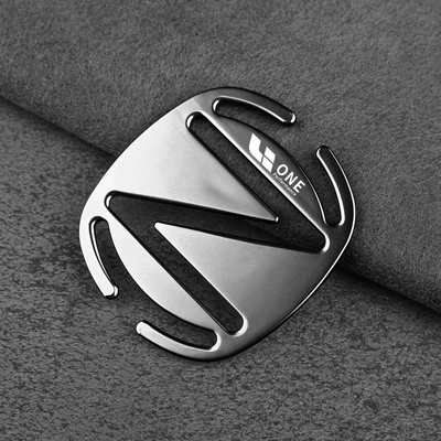 Cross-Border Customizable Logo, No Other Automotive Safety Supplies - standard-car-model-logo-customized-message-1-piece-child-safety-belt-adjustment-buckle