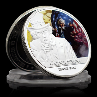 First World War Memorial Day Silver Plated Commemorative Coin Gift Peace Badge Commemorative Medal Play Coin