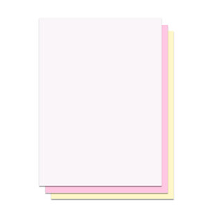 A4 Carbonless Paper, Two-Part (210*297mm), 500 Sheets, Dot Matrix Printer Paper, Carbonless, Thickened