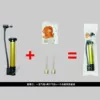 Package three (air pump + white and yellow net pocket + 2 air needles)