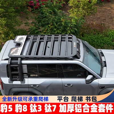 Suitable for Equinox Leopard 5/Titanium 3 Titanium 7 Modified Roof Rack Equinox Leopard 8 Platform Side Ladder Backpack Peihui