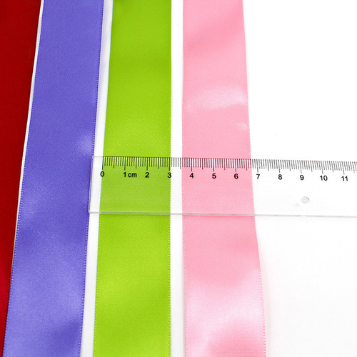 3cm multi-color polyester webbing flower ribbon cake ribbon packaging ribbon clothing accessories ribbon streamer