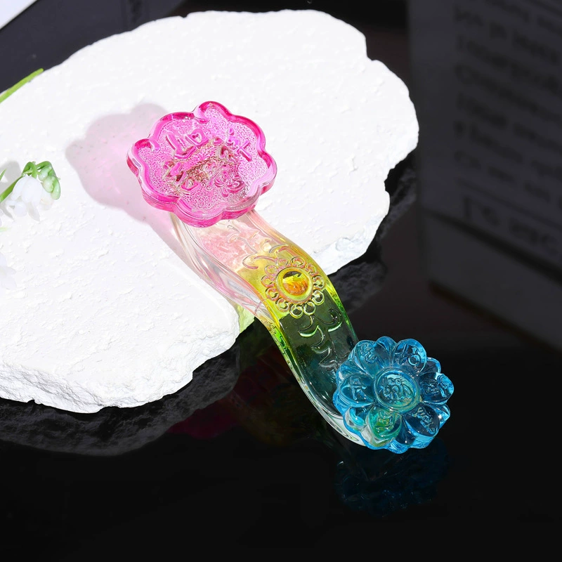Ruyi crystal glass Ruyi decorations housewarming new home gifts home living room crafts jade Ruyi decorations