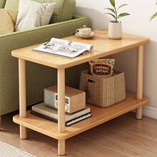 沙发边几桌子小茶几家用卧室小方桌简易出租屋床头置物架北欧Bω