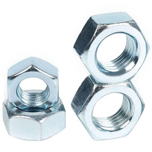 8.8级高强度螺母镀蓝白锌六角螺母外六角螺丝螺母螺栓螺帽M6M8M10
