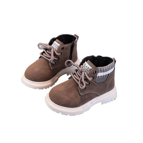Children's work boots spring and autumn children's boots boys' versatile Martin boots girls' stylish comfortable casual short boots 