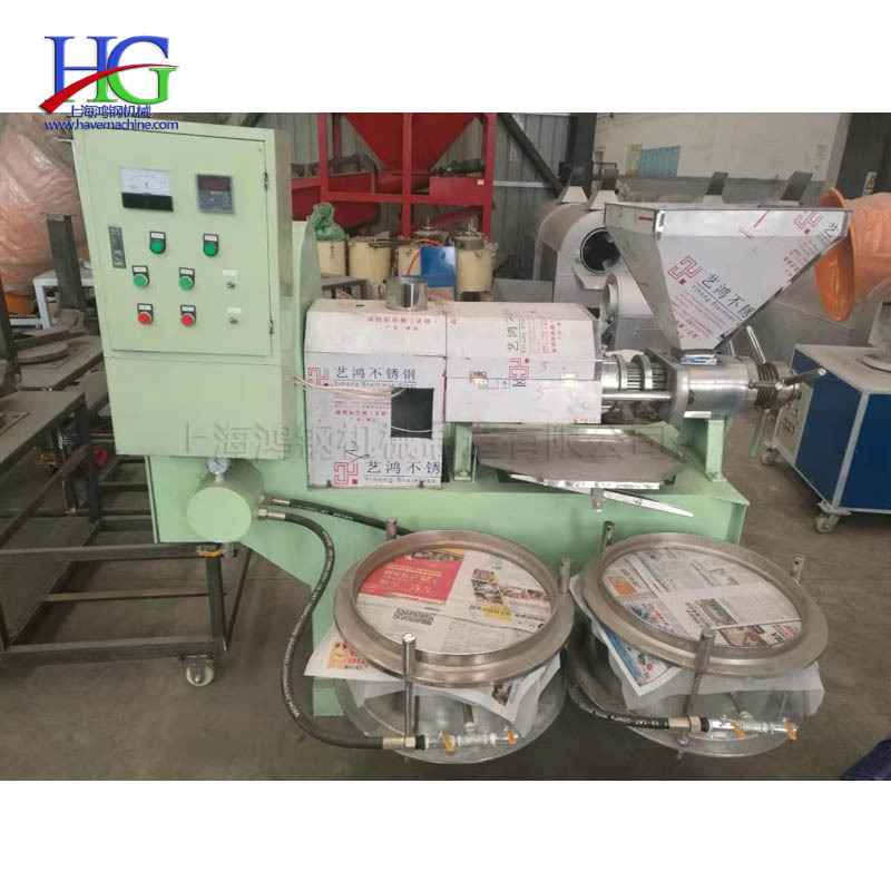 3kw花生油榨油机 小型油厂食用油挤油机 玉米油螺旋榨油工具