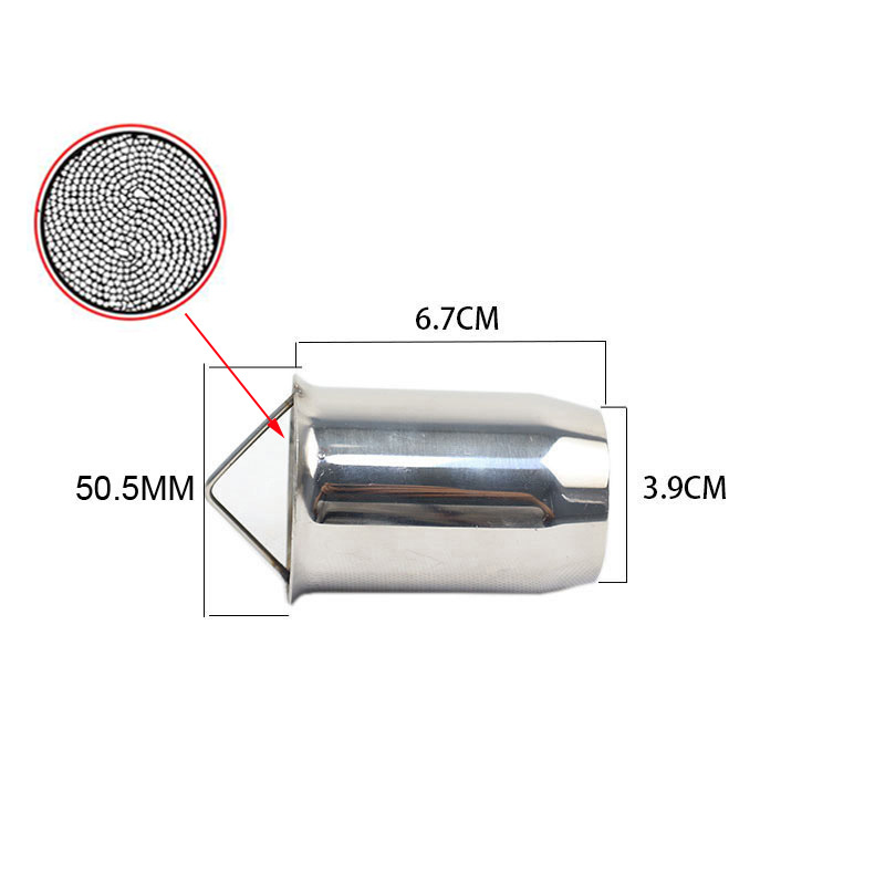 51mm 60mm Motorcycle Modified Exhaust Pipe Silencer Catalyst Silent Muffler Universal Model
