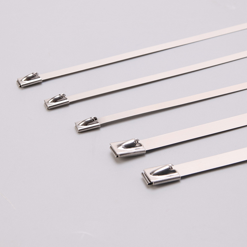 九宏电器304滚珠自锁式不锈钢扎带宽度3.6-19mm