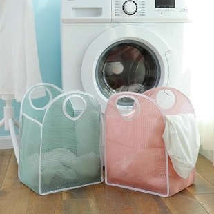 Home Daily Bathroom Grids Dirty Clothes Basket Satchel Large-Capacity Storage Basket Foldableable Satchel Storage Box Logo