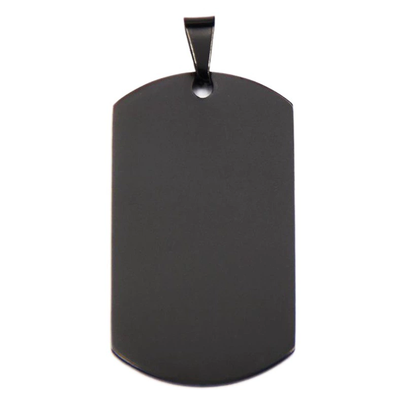 Оптовая Продажа с фабрики пустые Надписи из титановой стали ожерелье удостоверение личности бирка для домашних животных анти-потерянный Кулон бирка для собак из нержавеющей стали военная бирка