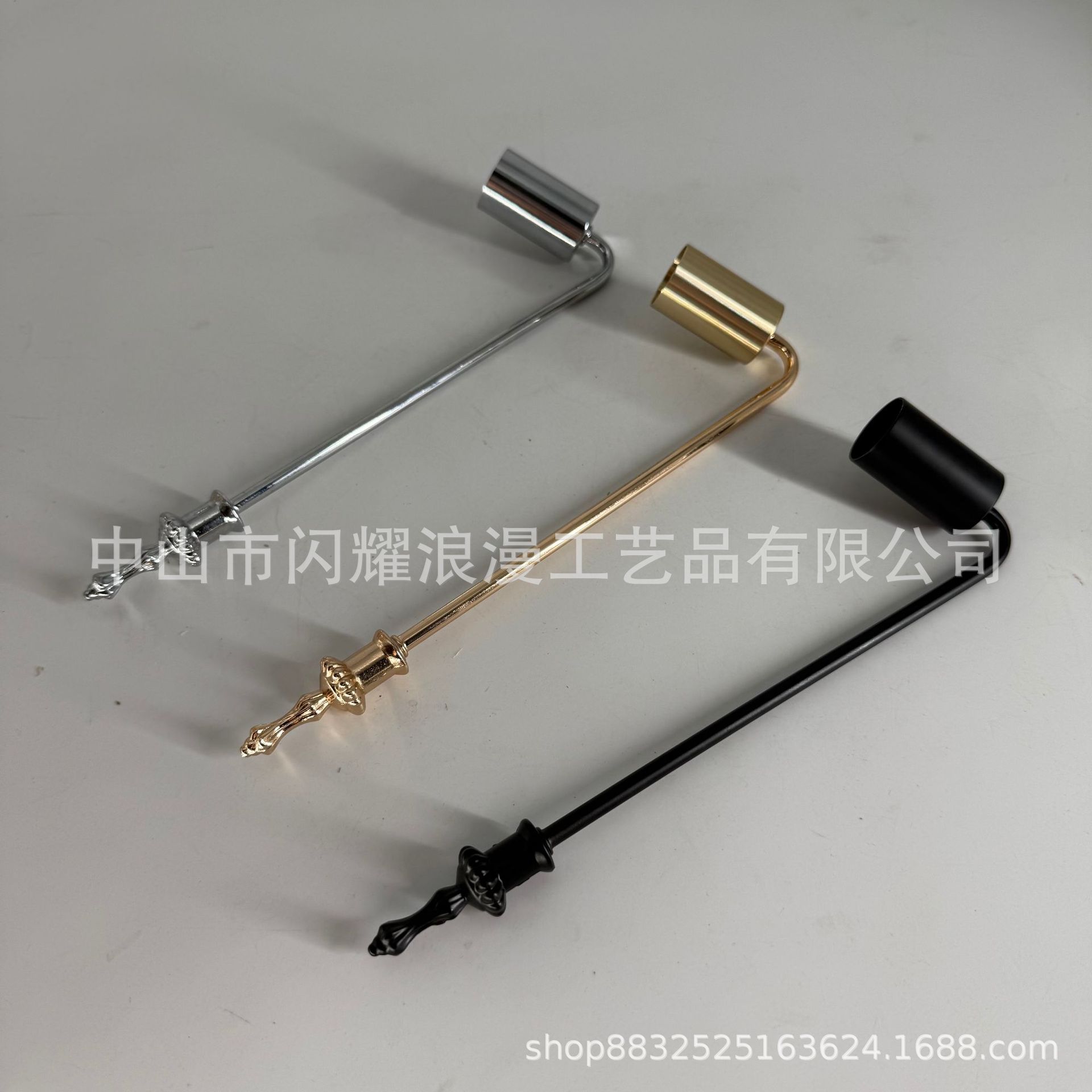 Candelaria transfronteriza metal forjado decoración de decoración de Navidad decoración de bodas artesanía