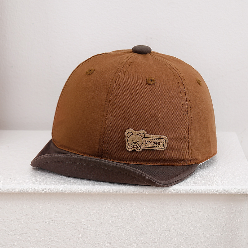 Sombreros para bebés lindos gorras de lengua de goma suave primavera / otoño / invierno gorras de béisbol para bebés varones y niñas sombreros de algodón versátiles