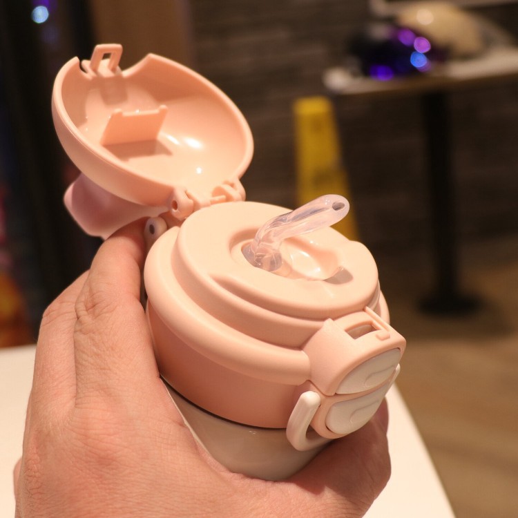 Star Bao cubierta de resbalaje doble bebida taza de paja aislante térmico para estudiantes de primaria para niños en la escuela hervidor de agua de estómago grande lindo 2026 nuevo