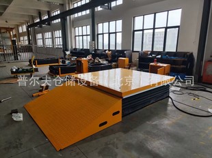 Electric hydraulic platform truck mobile scissor type small lift workbench trolley electric flat lift truck